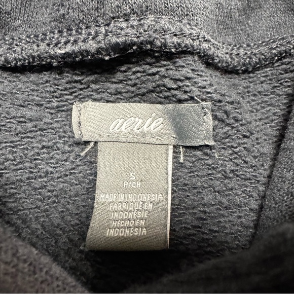 Aerie Zipper Sided Hoodie Size Small - Picture 4 of 7